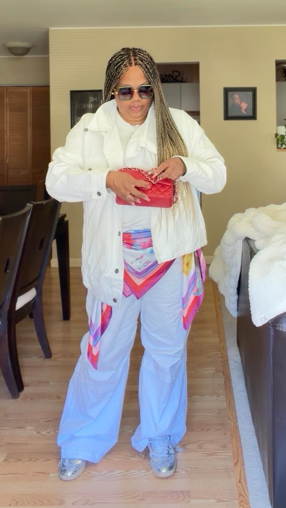 An all white look with a pop of color always wins in the summer. And if you need a jacket inside these cold restaurants and movie theaters this white denim jacket is stylish and functional.

#LTKootd #LTKSeasonal #LTKgrwm