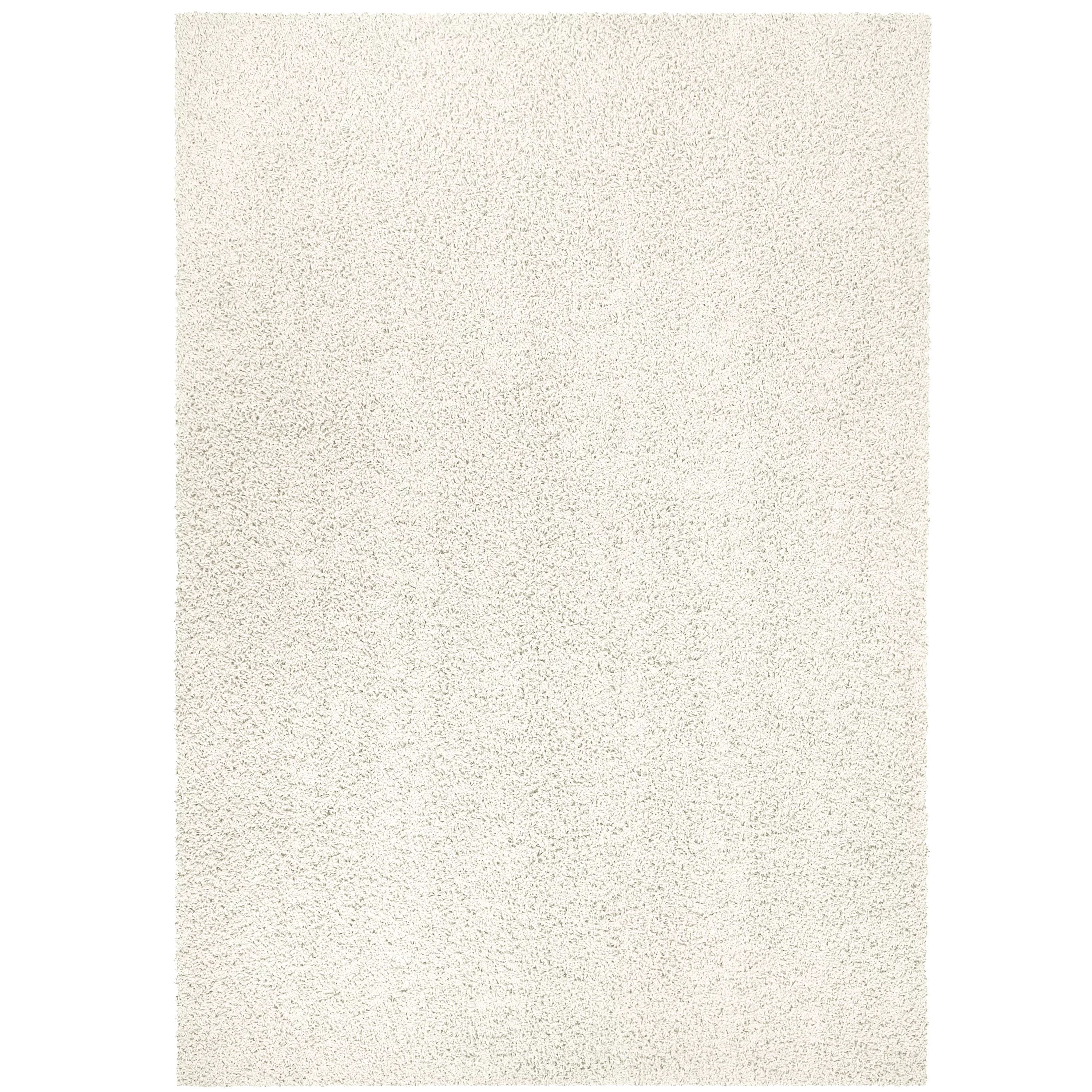 Mainstays Solid Casual Ivory Shag Area Rug, 5'x7' - Walmart.com | Walmart (US)