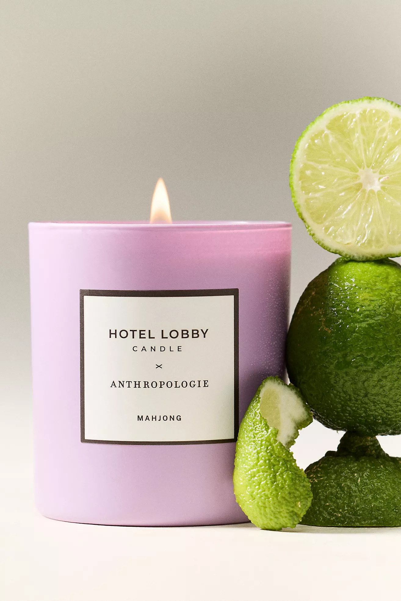Hotel Lobby x Anthropologie Fresh Mahjong Boxed Glass Candle | Anthropologie (US)