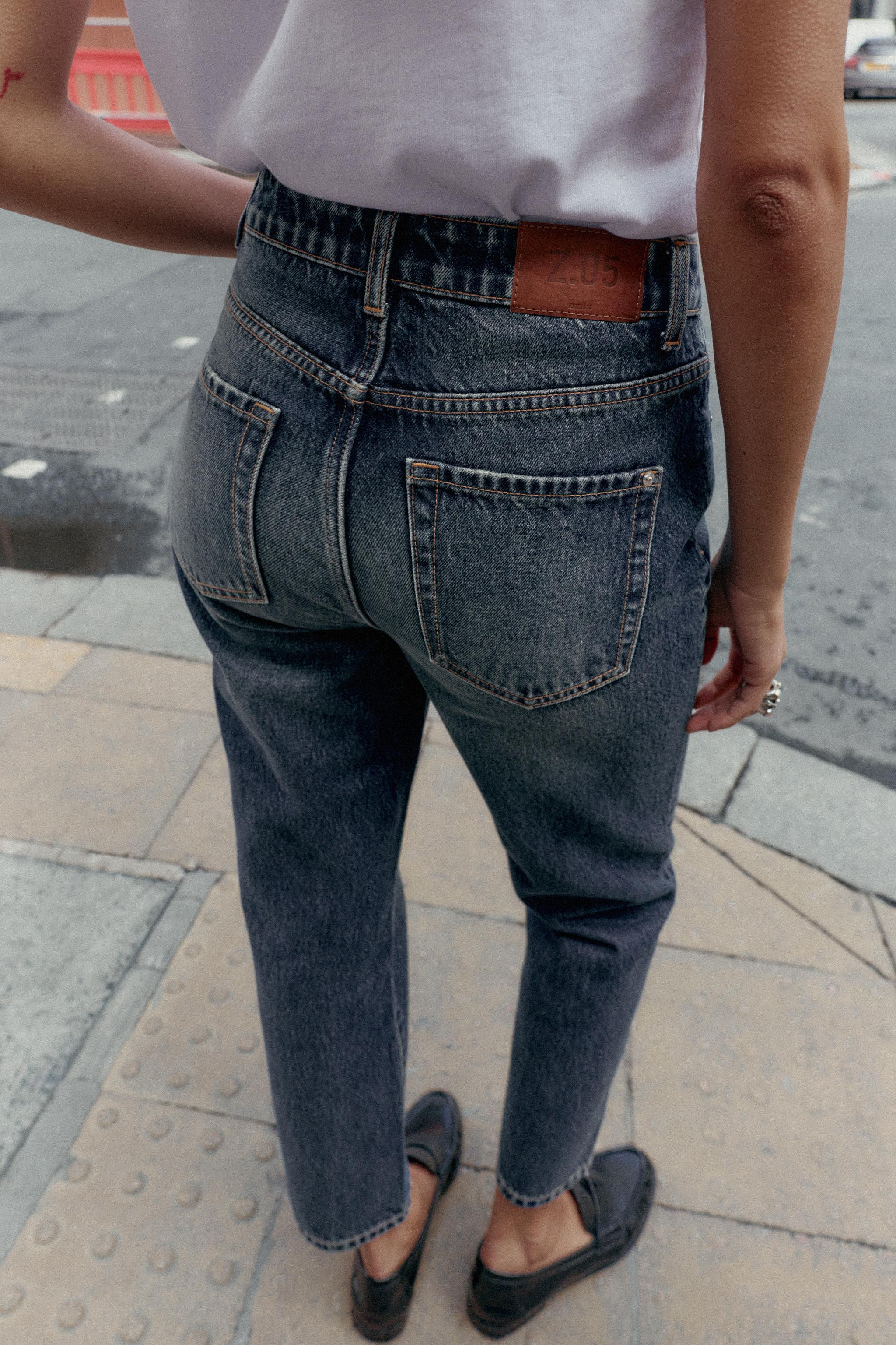 Z.05 HIGH WAIST RIGID MOM FIT JEANS | Zara US