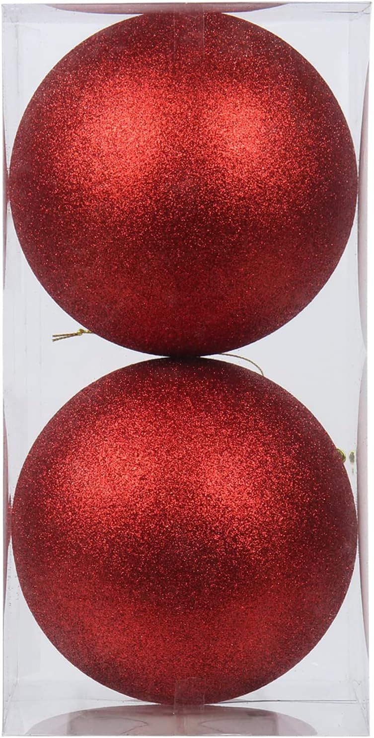 Christmas Ornament Balls 5.9" Large Red Christmas Decorations Xmas Tree Shatterproof Big Christma... | Amazon (US)