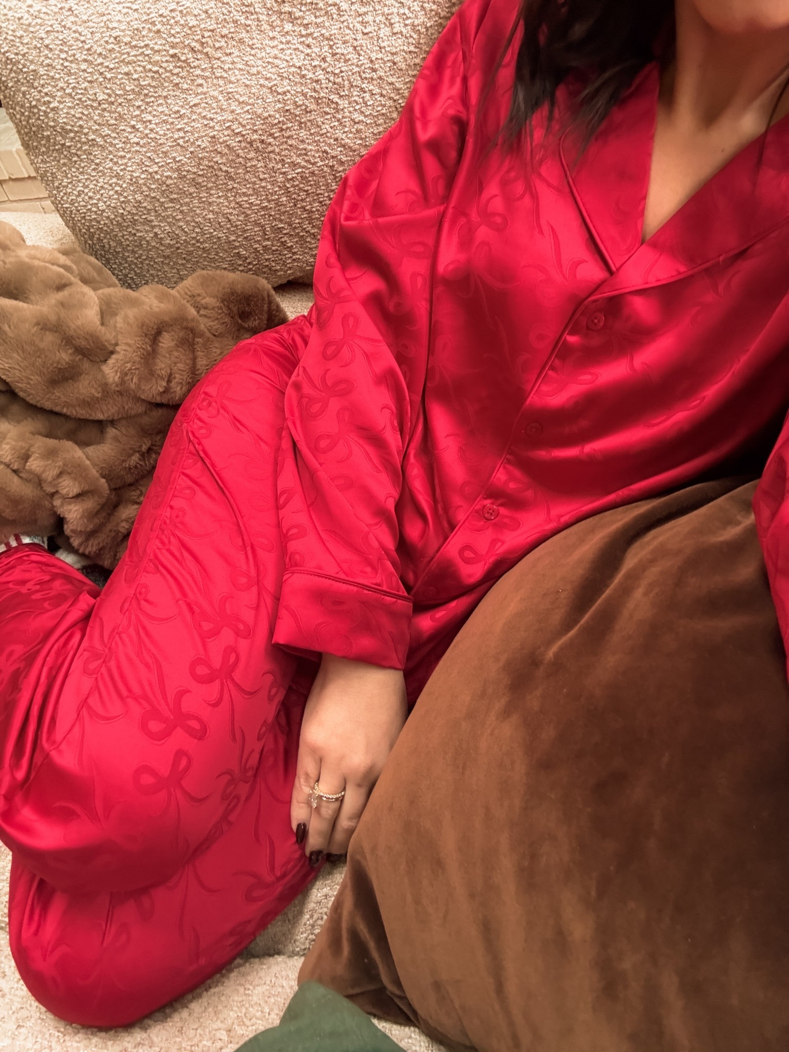 Christmas Eve outfit of the day❤️ 
Wearing size smalll

#LTKmorningroutine #LTKHoliday #LTKootd