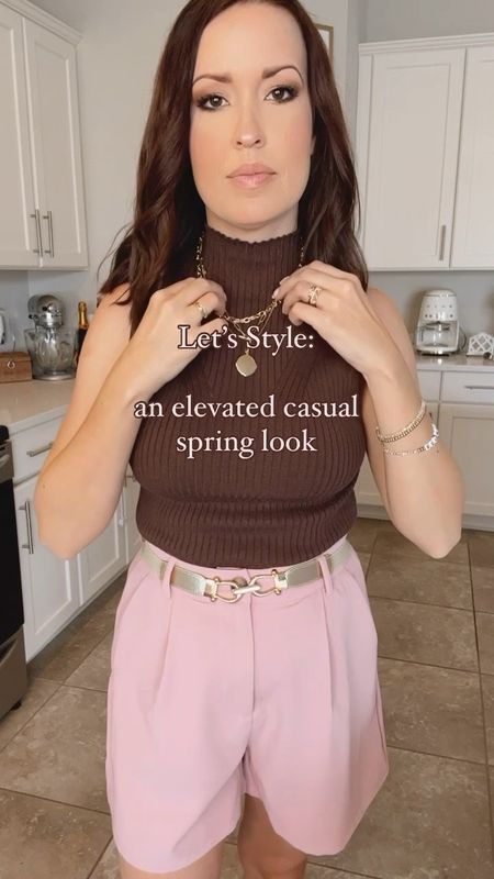 Let’s Style : An Elevated Casual Spring Look 🌸🤎

Sizing info:
Shorts: Small (need a medium)
Tank: Medium


#LTKSeasonal #LTKSpringSale #LTKworkwear