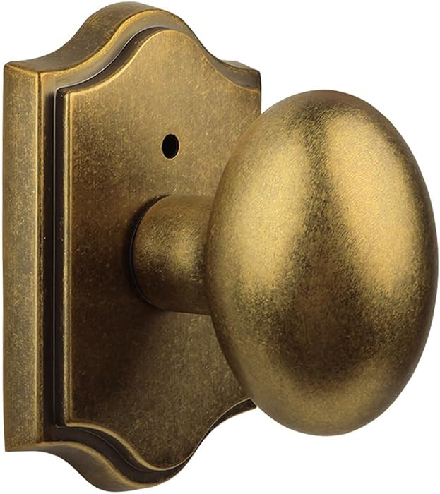 Antique Brass Oval Privacy Door Knob | Amazon (US)