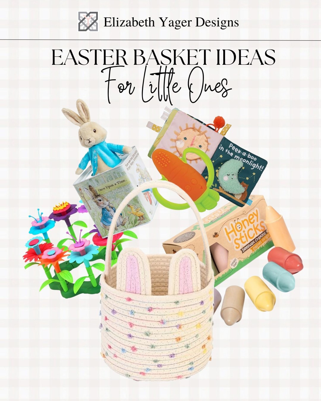 Easter Basket Ideas for Little Ones (Ages 0-4) 🐰✨

Easter is just around the corner, and if you’re looking for sweet (and practical!) basket fillers for babies and toddlers, I’ve got you covered! Here are my top picks for little bunnies ages 0-4:

🌿 Soft + Snuggly: Plush bunnies, lovey blankets, or a cozy Easter-themed pajama set.
📚 Board Books: Sweet springtime or Easter stories to start their little library.
🎨 Creative Play: Chunky crayons, watercolor paint sets, or Easter-themed sticker books.
🦷 Teething + Tactile Toys: Silicone teething rings, stacking cups, or wooden sensory toys.
🎶 Music & Movement: Egg shakers, a small xylophone, or a cuddly toy that plays lullabies.

Build the perfect Easter basket for your little love! 💕🐣 #EasterBasketIdeas #ToddlerGifts #EasterGifts

#LTKKids #LTKKids #LTKBaby #LTKFamily