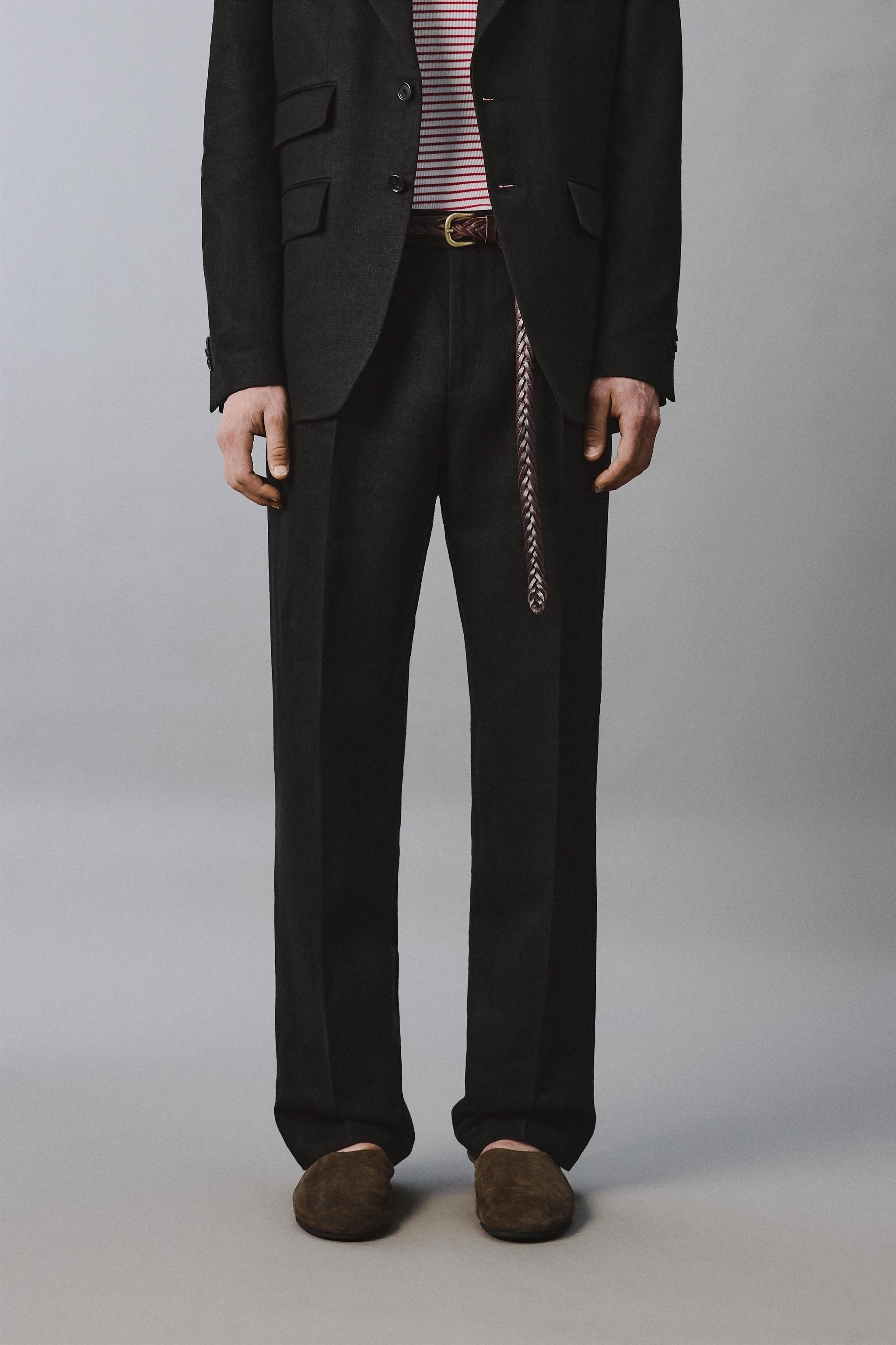 ANZUGHOSE TWILL 100 % LEINEN AARON LEVINE X ZARA | Zara DE