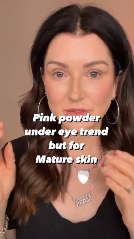 Pink powder for rye under eyes! 

#LTKbeauty
