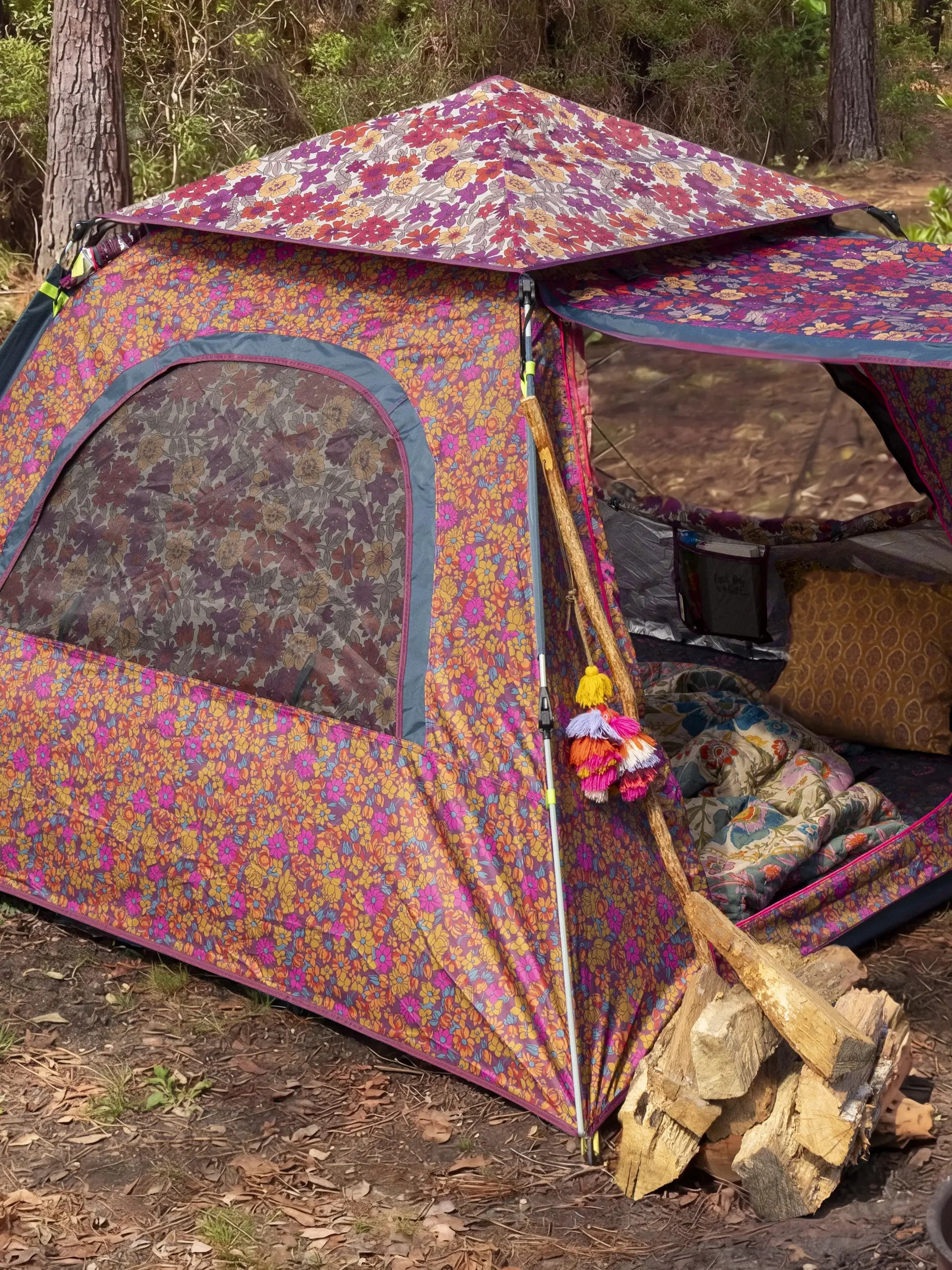 Live Happy Camping Tent | Natural Life