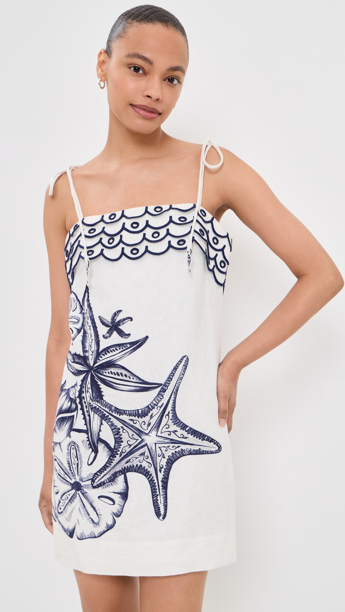 Coast Stars Off-White Mini Dress | Shopbop