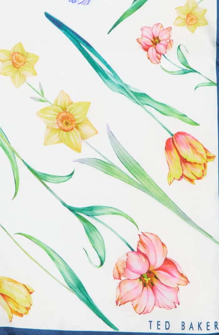 Ted Baker London Floral Silk Twill Square Scarf | Nordstromrack | Nordstrom Rack