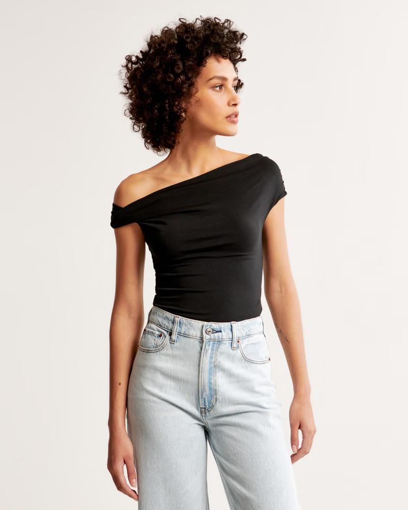 Women's Off-The-Shoulder Top | Women's Tops | Abercrombie.com | Abercrombie & Fitch (US)
