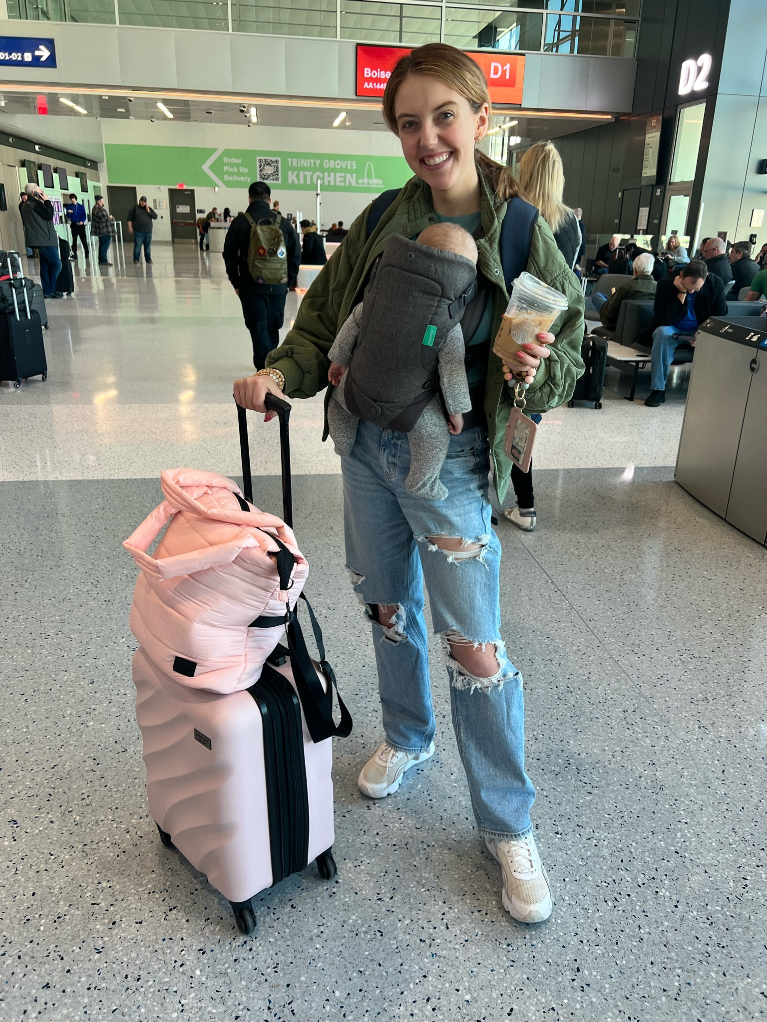 Traveling with an infant on an airplane - must have suitcase and baby carrier!

#LTKsalealert #LTKbaby #LTKtravel