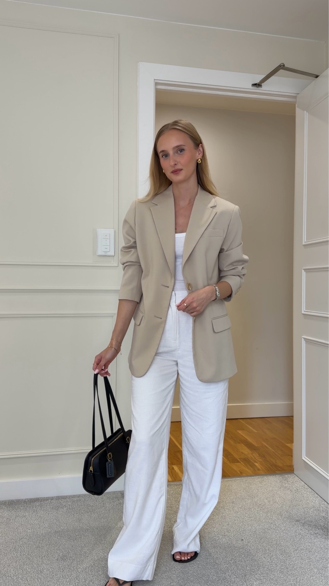 Look 1 🤍

A white base with neutral tailoring is one of my favourite summer outfit combinations. Simple, effortless and still feels really polished.

#LTKsummer #LTKuk #LTKeurope