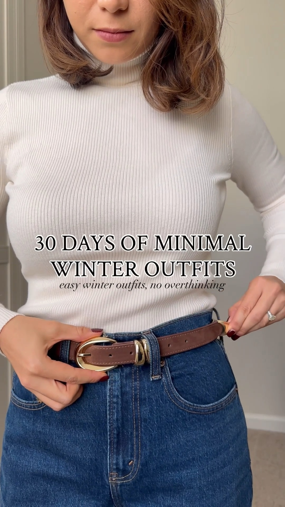 30 days of minimal winter outfits - day 1!

Classic, simple winter outfit

RL turtleneck 
Abercrombie jeans - wearing regular length but short is a much better fit on my 5’4” frame! 
Jcrew boots 

#LTKHoliday #LTKootd