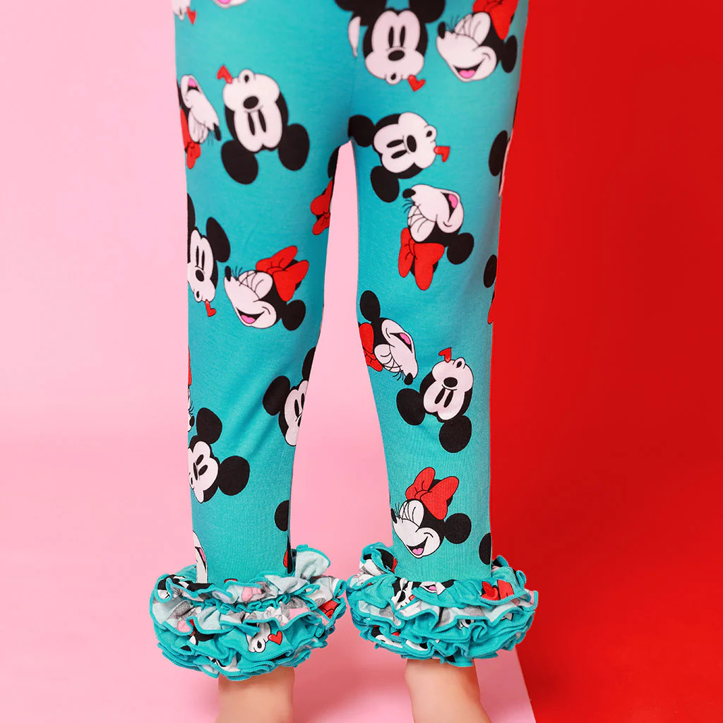 Eternal Loves Blue Toddler Ruffled Leggings | Smooches | Posh Peanut