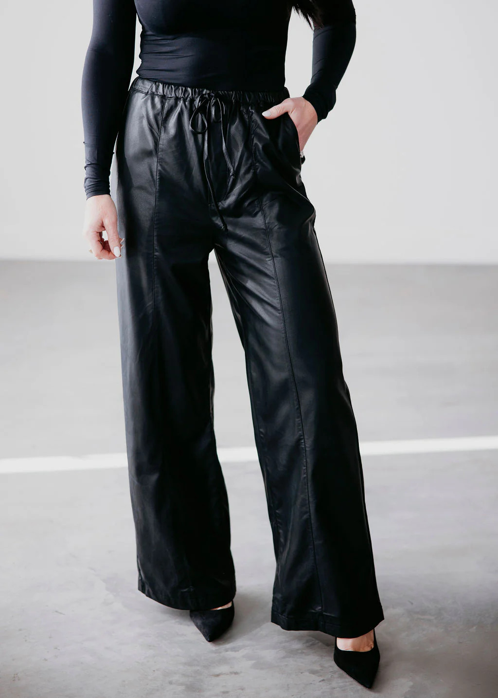 Demi Faux Leather Pants | Lauriebelles