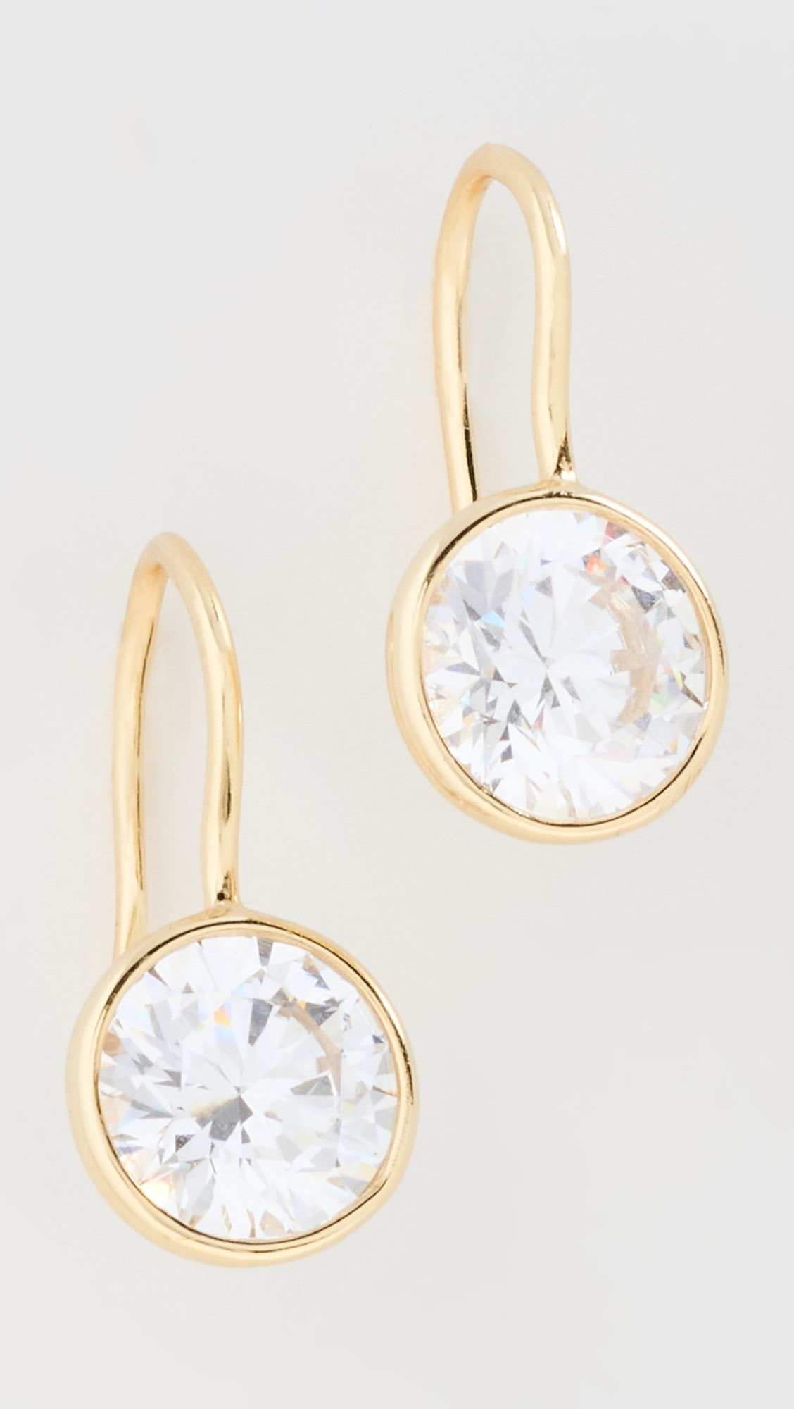 Bezel Drop Earrings | Shopbop