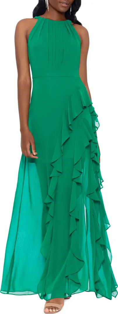 Ruffle Chiffon Gown | Nordstrom