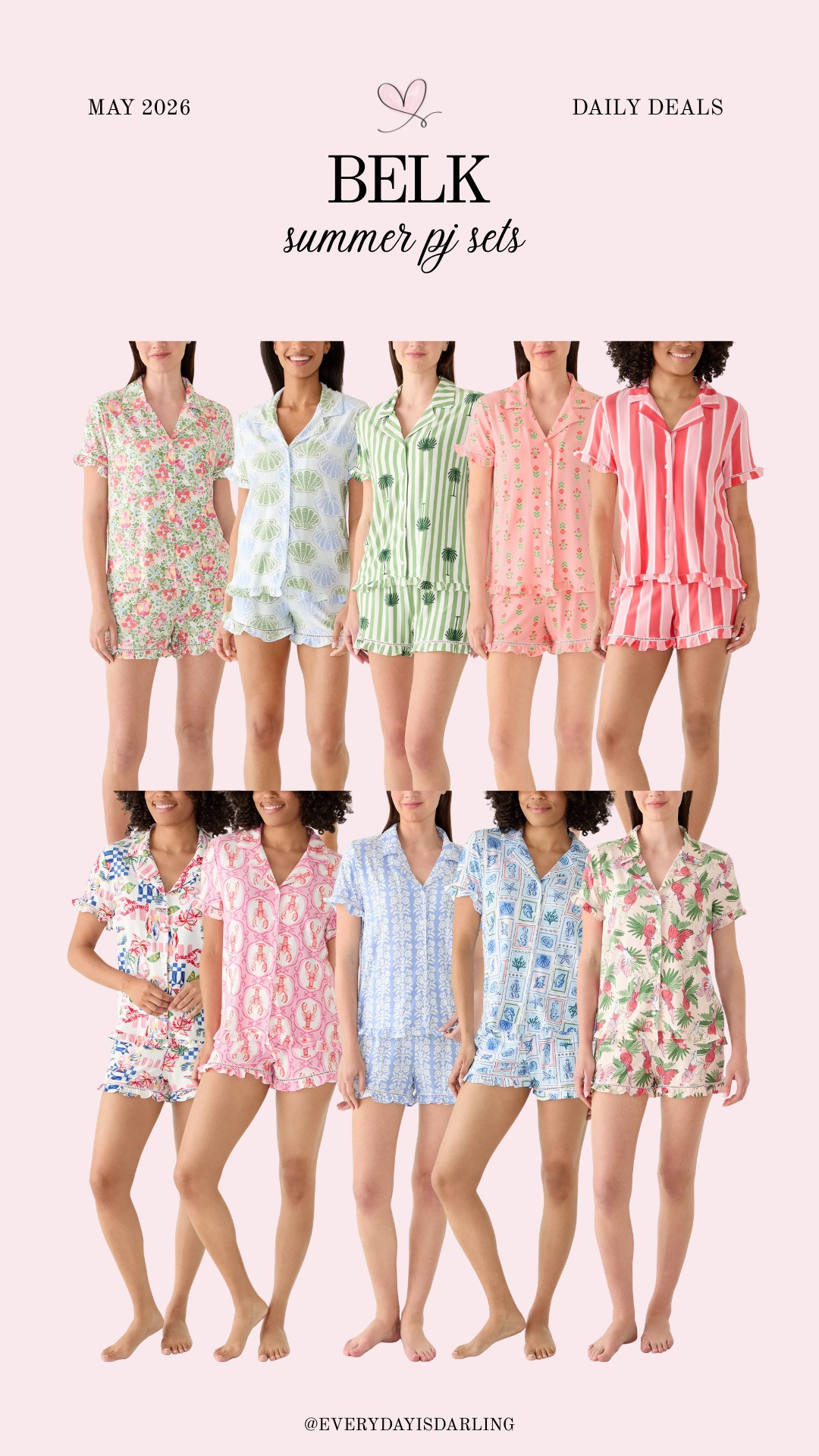 The softest summer pj sets from Belk!  

 #LTKootd