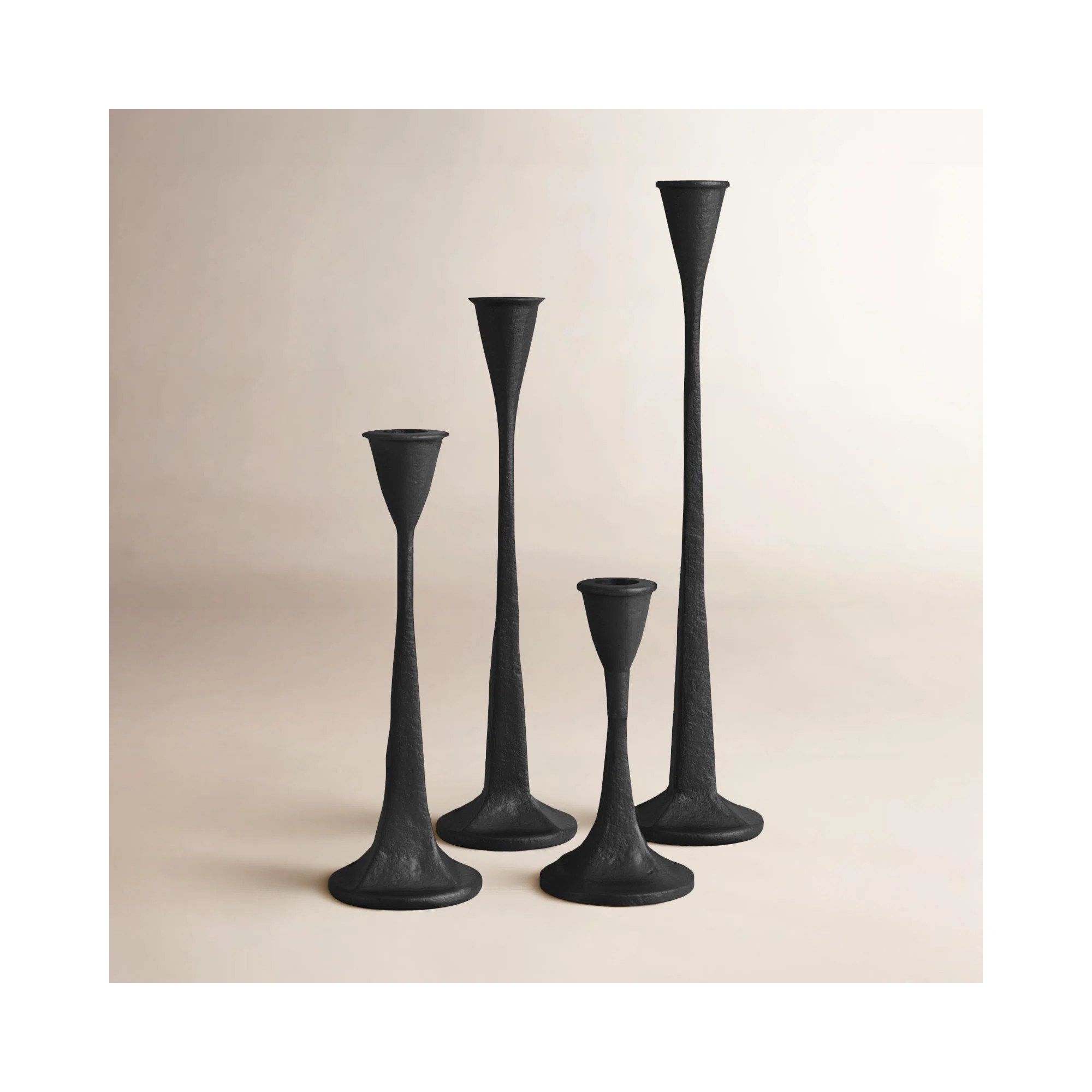 Adalai 4 Piece Iron Tabletop Candlestick Set | Joss & Main