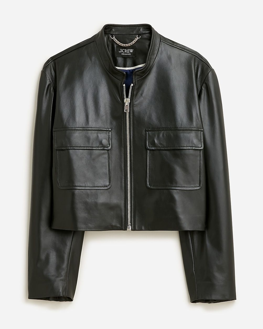 Collection Jodie leather lady jacket | J.Crew US