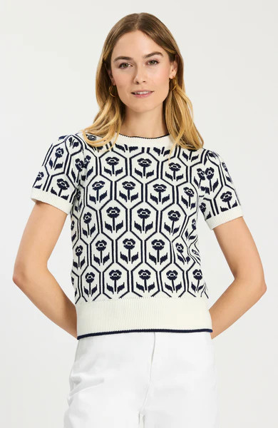 Mimi Tulip Sweater - Beacon Blue | tyler boe