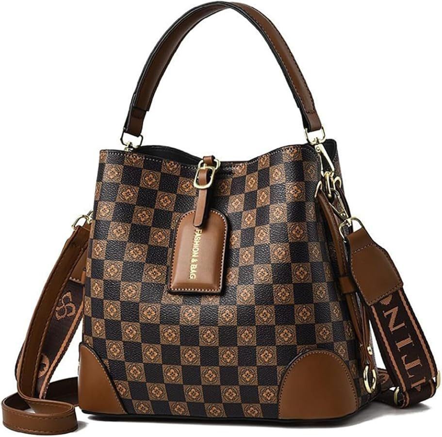 Women Handbags and Purse Tote Bags Ladies Satchel Shoulder Bag Retro Top Handle Hobo Purse | Amazon (US)