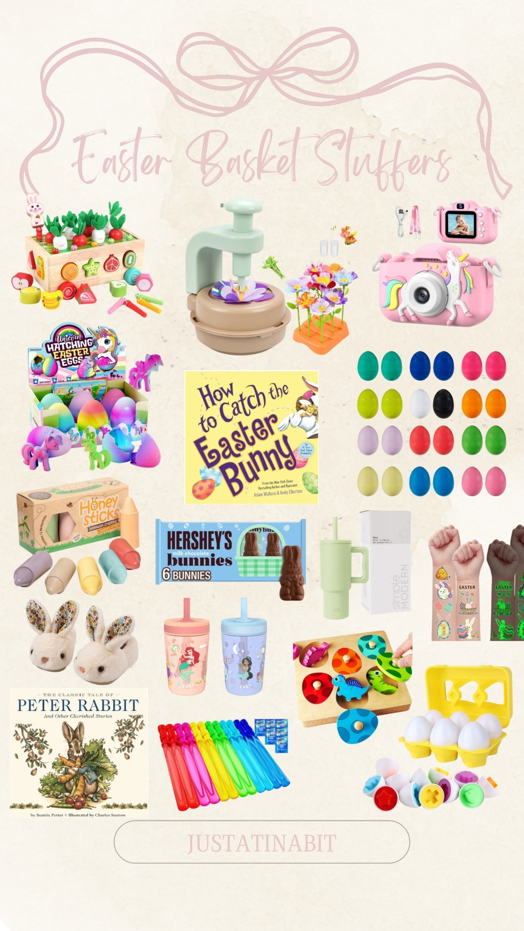Easter Basket Stuffers - Amazon Big Spring Sale 2025! 

Chocolate bunnies, kids camera, puzzles, books, bubble wands, crayons, DIY crafts kits toys, slippers, tumbler, Glow Easter Decorations Party Favors 

#LTKKids #LTKHome #LTKSaleAlert
