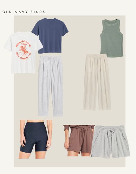 Old navy finds. Affordable womens pieces. Linen blend pants. Western Graphic tee. The best summer basics. Soft bike shorts. 

#LTKSeasonal #LTKfindsunder50 #LTKstyletip