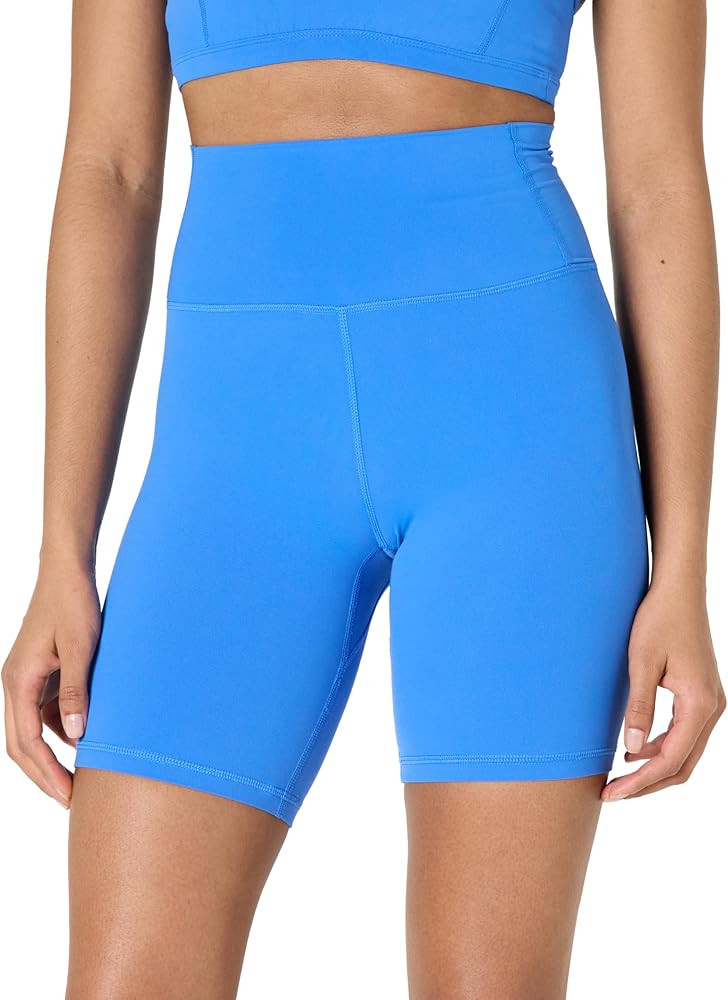 Amazon.com: Amazon Essentials Women's Active FormFlex Buttery Soft High Waist 6" Biker Shorts wit... | Amazon (US)