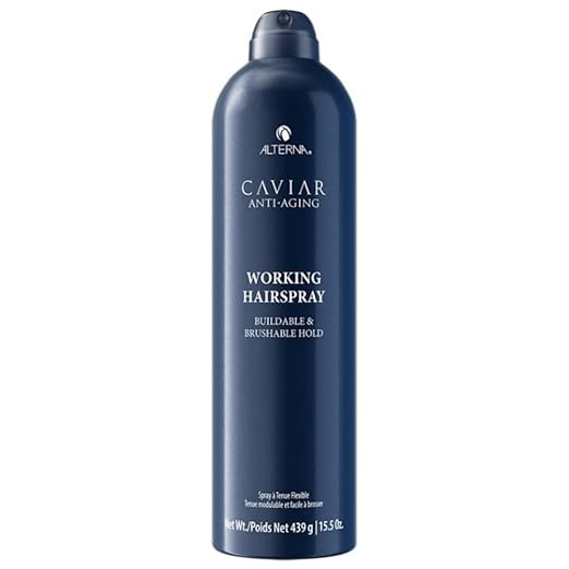 Alterna Caviar Anti-Aging Professional Styling Working Hair Spray | Ultra-dry, Brushable | Helps ... | Amazon (US)