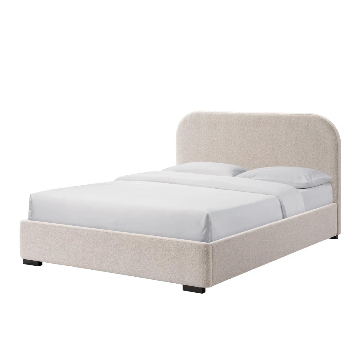 Reigen Boucle Platform Bed | Wayfair North America