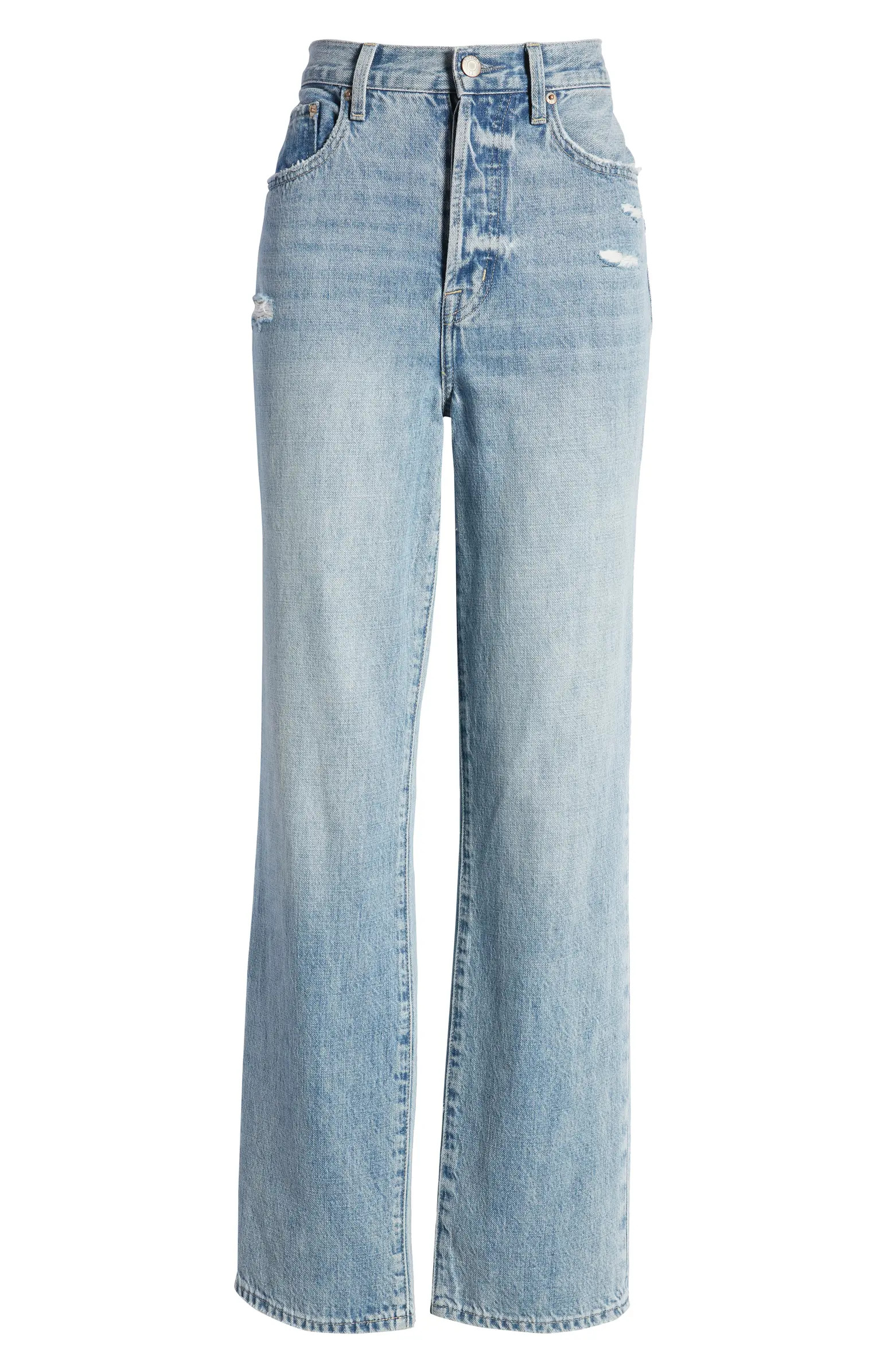Cassie High Waist Straight Leg Jeans | Nordstrom