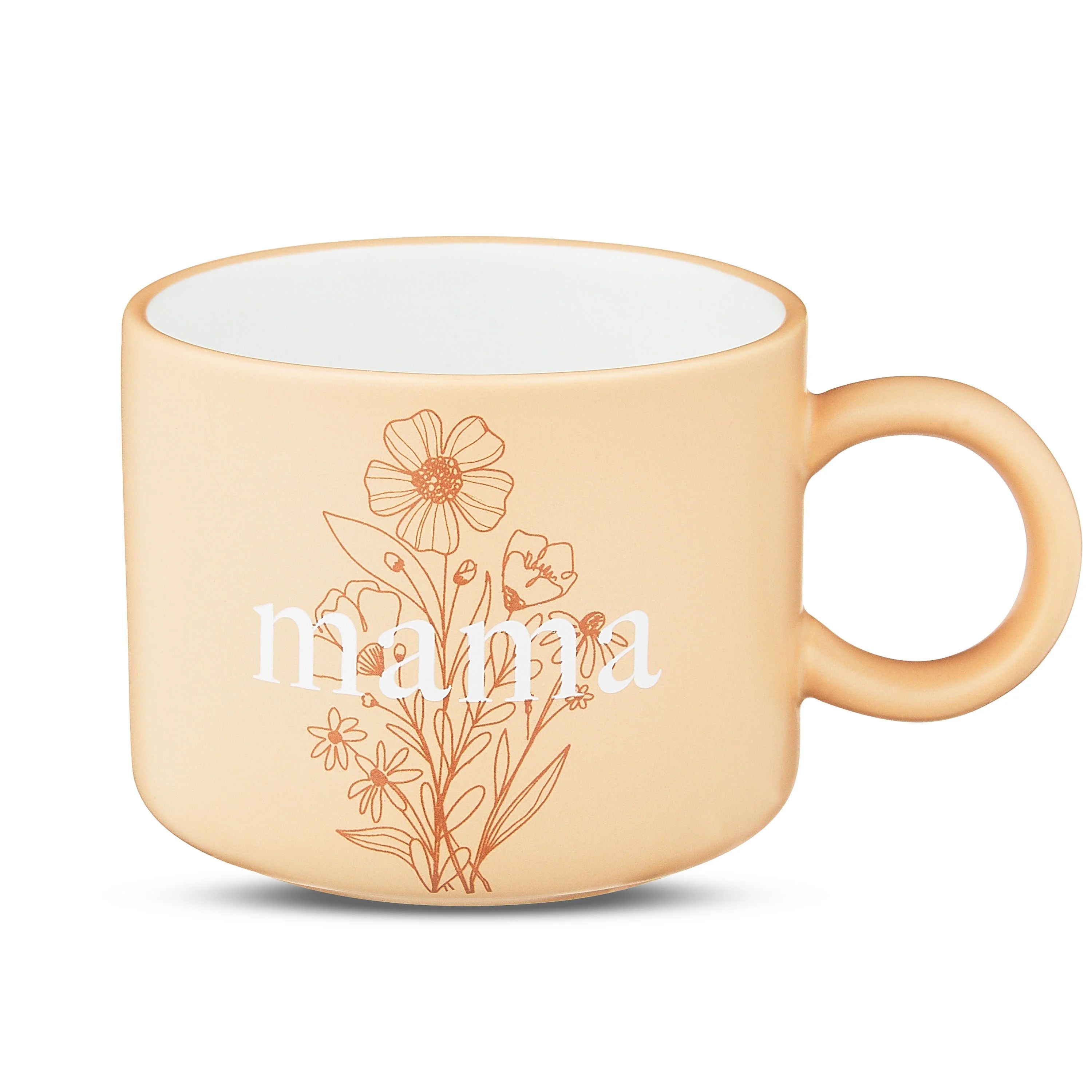 Mother's Day Tan Ceramic Mama Mug, by Way To Celebrate | Walmart (US)
