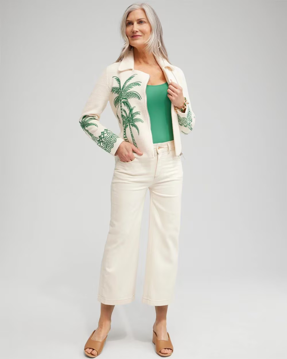 Cropped Wide Leg Jeans | Chico's