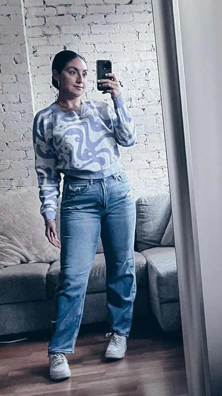 Perfect genz y2k style sweater from summer to fall under $30, mom jeans, & chrome Hailey Bieber nails in funny bunny 

#LTKSeasonal #LTKunder50 #LTKsalealert