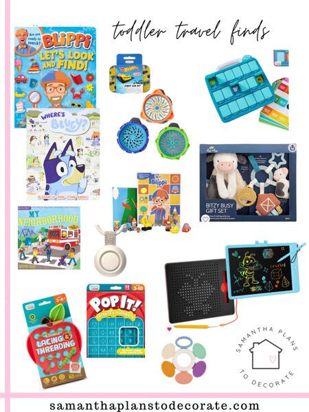 If you’re traveling this holiday season grab these items to help keep your toddler entertained - in the car or plane! 

Easy to carry and functional activities to help them stay busy. 



#LTKGiftGuide #LTKfamily #LTKHoliday