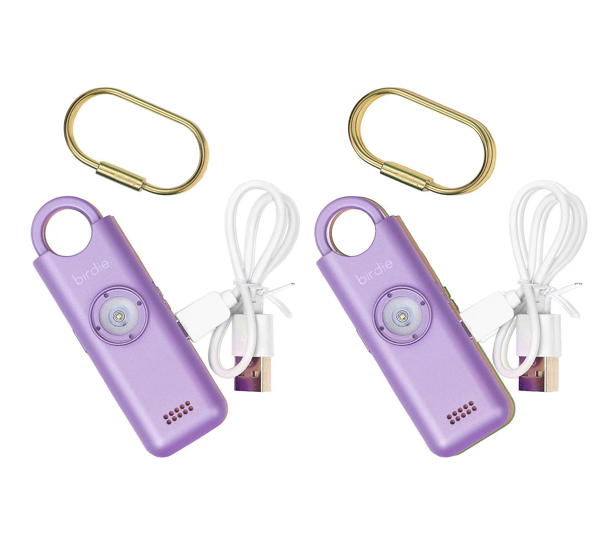 Birdie 3.0 Set of 2 Rechargeable PersonalSafety Alarms | QVC