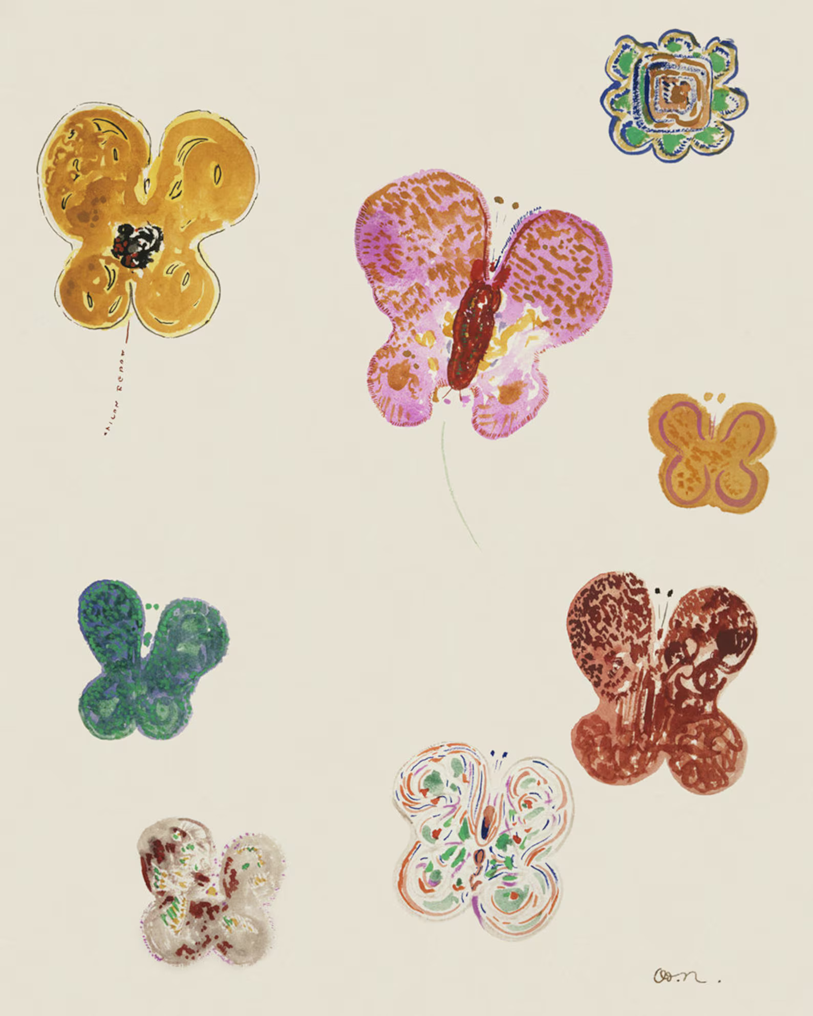 Watercolor Butterfly Art Prints Set of Two / Vintage Butterfly Art / Butterfly Art / Nursery Art ... | Etsy (US)