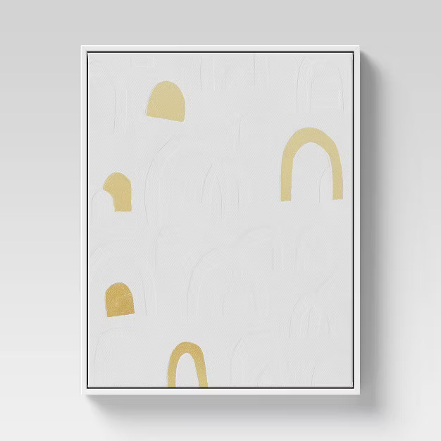 16" x 20" Rainbow Framed Wall Canvas Gold - Threshold™ | Target