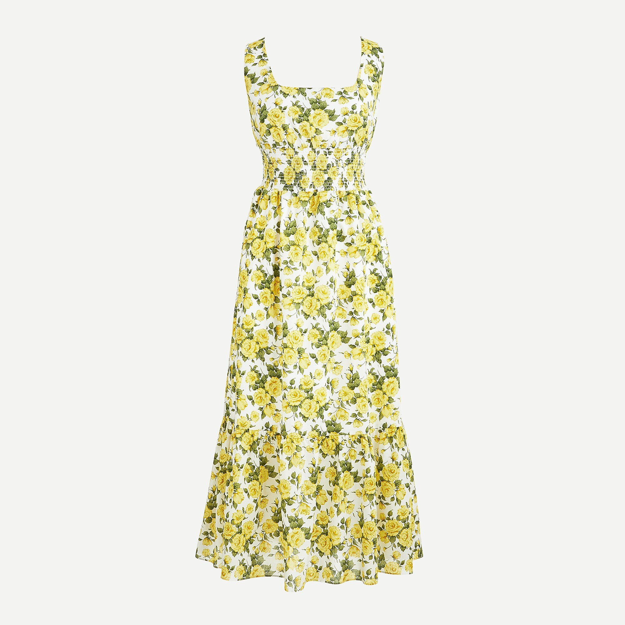 Smocked-waist dress in Liberty® Carline rose print | J. Crew US