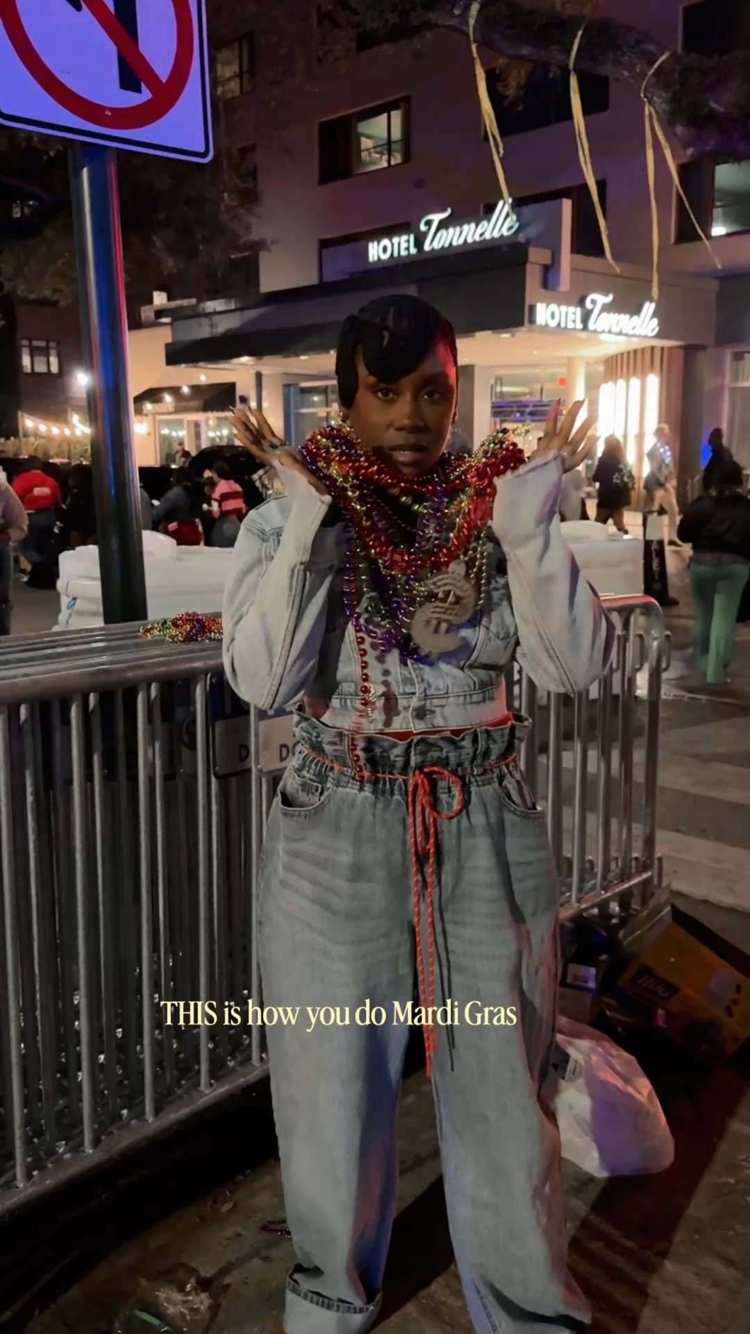 Denim on denim outfit….top/ jacket is Untourage the Label