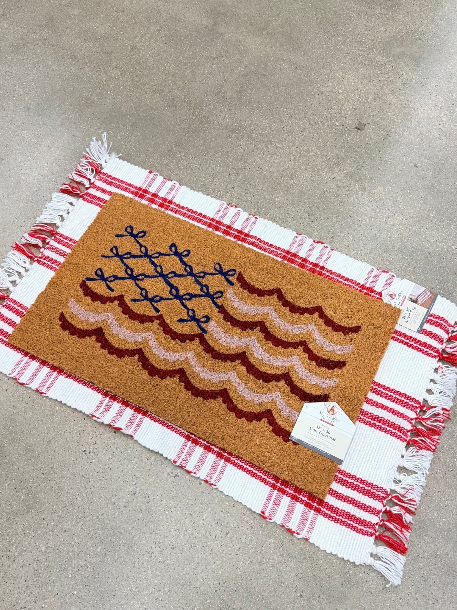 Cutest door mat combo for your front porch 🤍‼️ 

#LTKHome