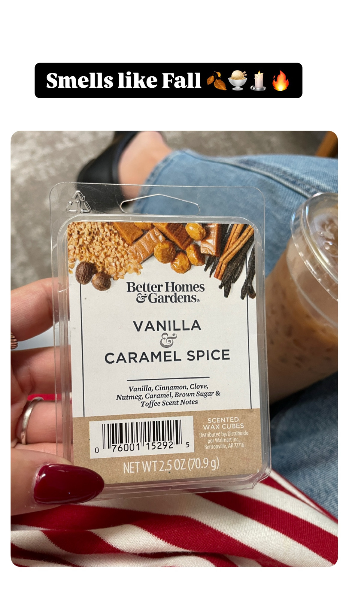 Only $2 at Walmart & I linked my wax warmer too that’s under $10 🕯️🔥