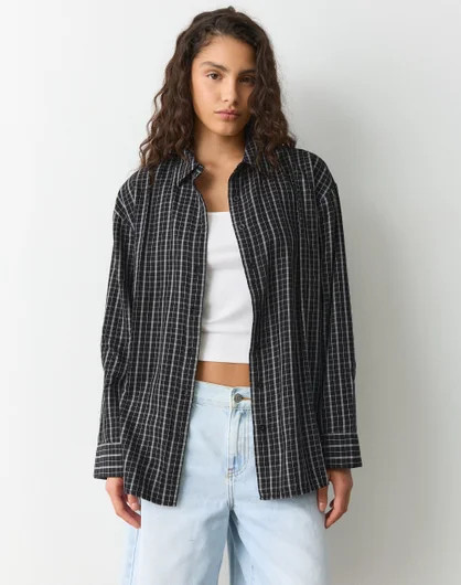 Cotton Oversized Button Up Shirt | Glassons (Australia)