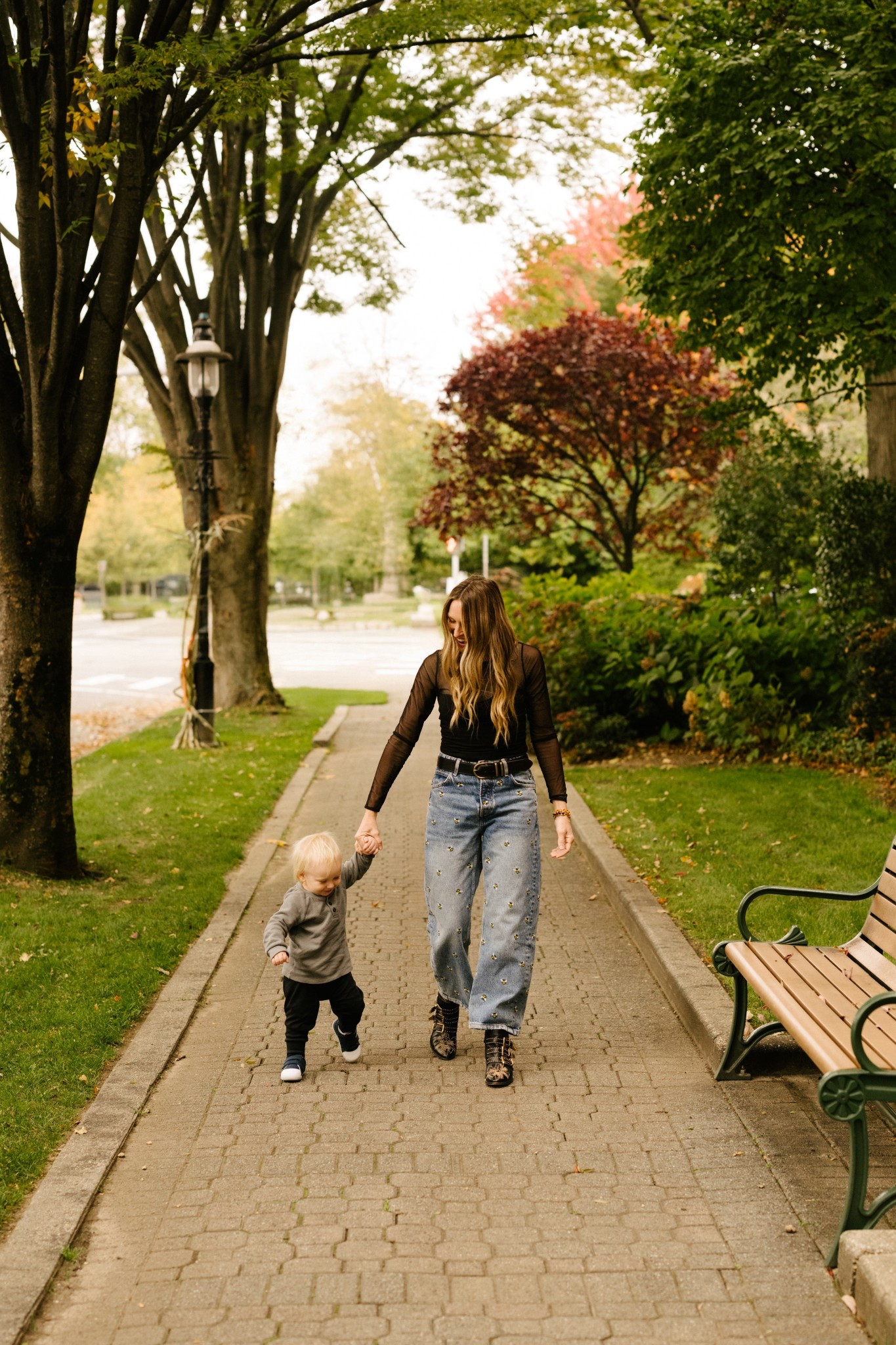 Walking with my son in Garden City New York. 

#LTKWorkwear #LTKKids #LTKBaby