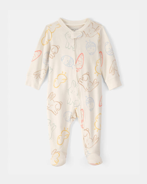 Carter's Baby Boys Easter 100% Cotton Sleep & Play Pajama - Cream NB Cream | Carter's Inc