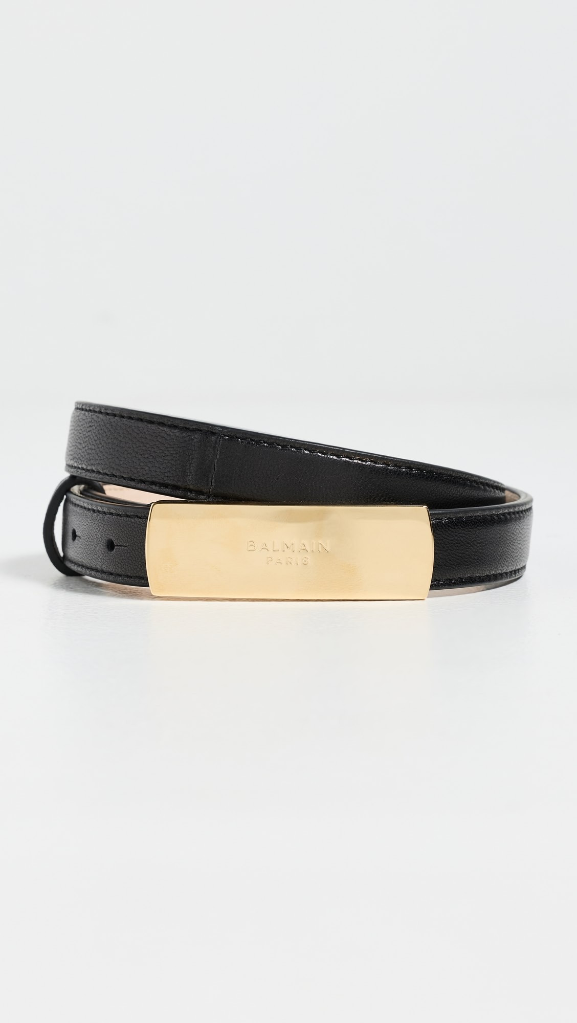 Balmain Balmain Smooth Leather Belt | Shopbop | Shopbop