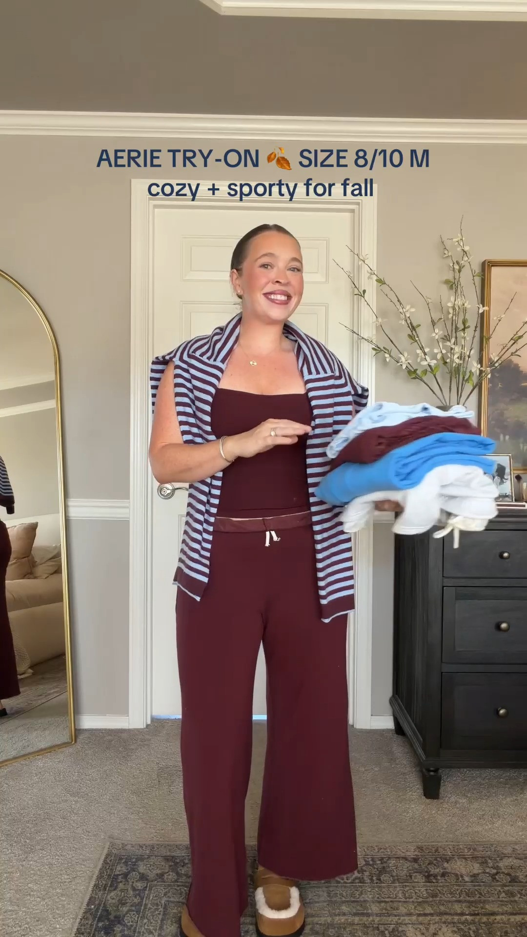 Aerie Try On Fall Haul 🍂 Size 8/10 | Medium | 5'4" Cozy and Sporty for Fall

#LTKootd #LTKSeasonal