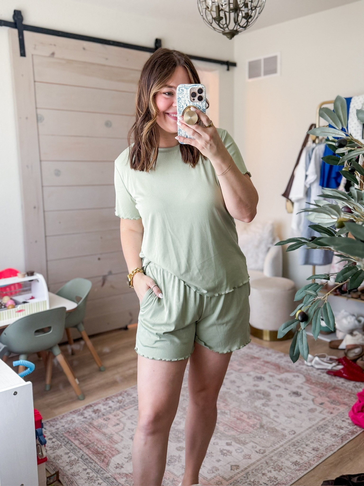 Love this lightweight pajama set in this light green shade. Comes in lots of colors and now comes in a 2 pack! Wearing size large

#LTKMidsize #LTKmorningroutine #LTKSeasonal